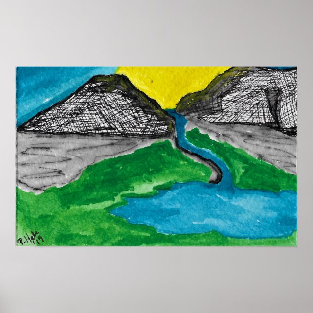 Poster Montanha do Sol (Frente)