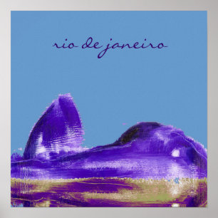 Póster Montanha do Sugarloaf Rio JR