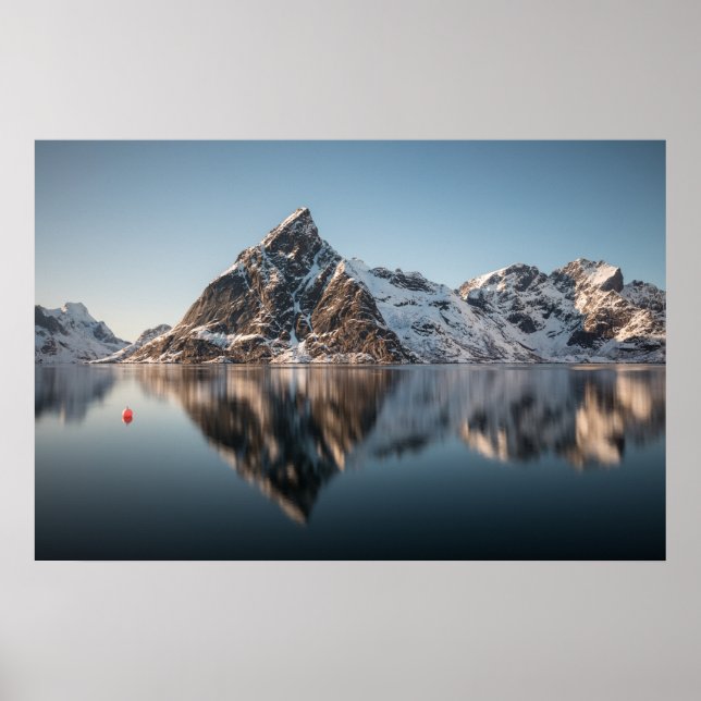 Poster Montanha Lofoten (Frente)