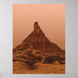 POSTER MONTANHA MARROM