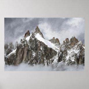 POSTER MONTANHA MARROM