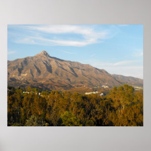 Póster Montanha na serra escala do BLANCA