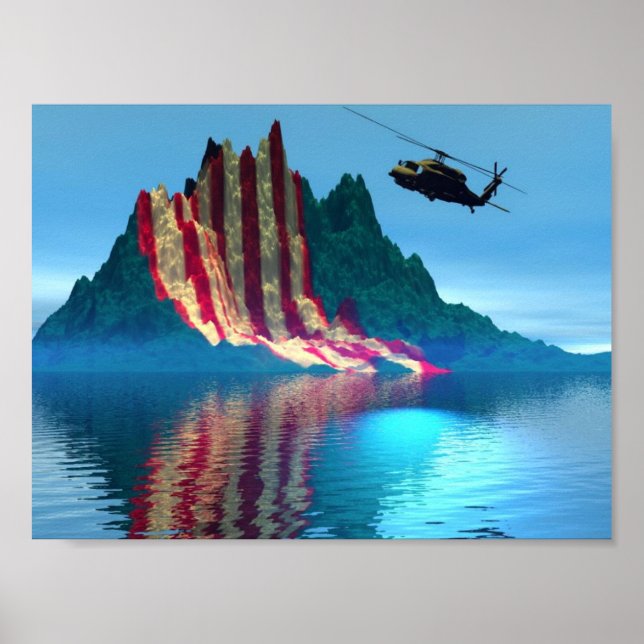 Póster Montanha Patriótica (Frente)