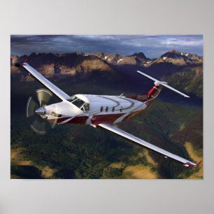 Póster Montanha que voa PC-12