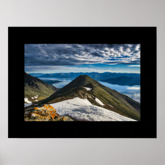 Poster Montanha Sheep nas Kluane Ranges