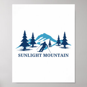 Poster Montanha Sunlight Colorado Resort de Esqui Montanh