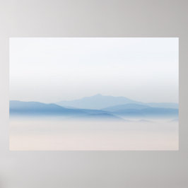 Poster Montanhas acima das nuvens