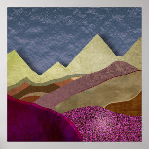 Poster Montanhas Amora