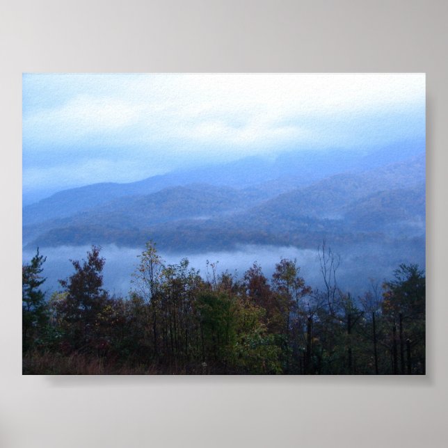 Poster Montanhas Azuis (Frente)