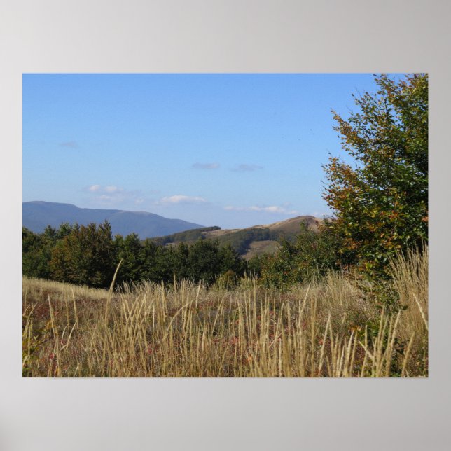 Poster Montanhas Bieszczady (Frente)