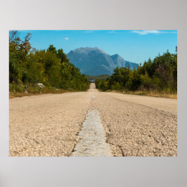 Poster Montanhas Biokovo - Croácia