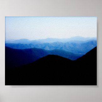Poster Montanhas Blue Ridge