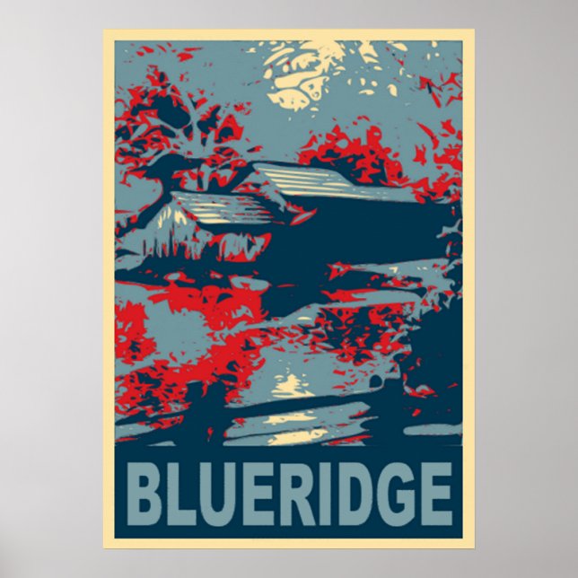 Póster Montanhas Blueridge VA, Mabry Mill (Frente)