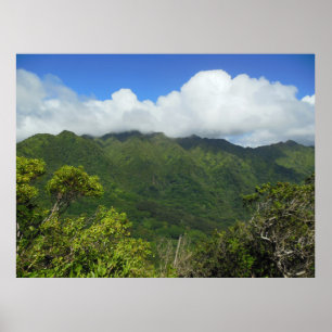 Póster Montanhas de Koolau