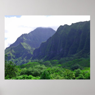 Poster Montanhas de Koolau