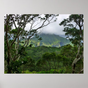 Póster Montanhas de Koolau