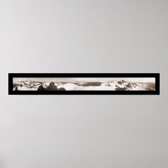 Póster Montanhas de olimpiadas WA Foto 1907 (Frente)