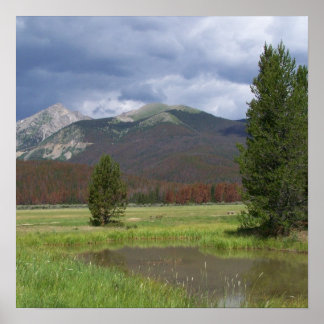 Póster Montanhas do Colorado