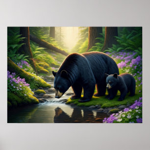 Poster Montanhas do Enfumaçado de Gatlinburg: Harmonia do