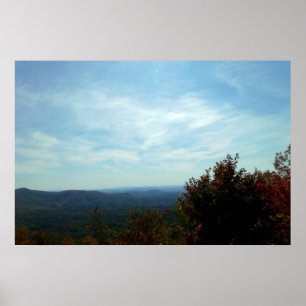 Póster Montanhas e Céu