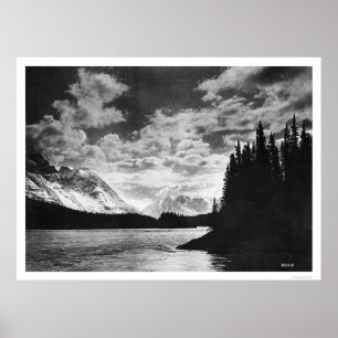 Póster Montanhas gloriosas 1920 de Alaska