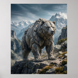 Poster Montanhas Highlands de Stone Bear