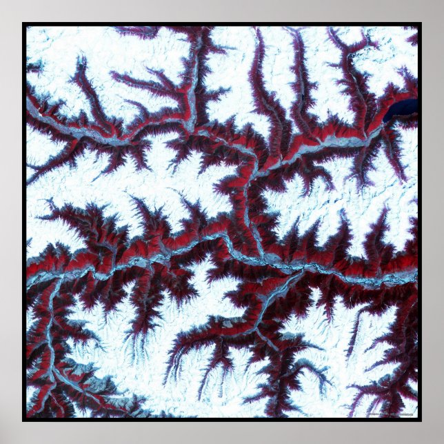 Póster Montanhas Himalayan (Frente)