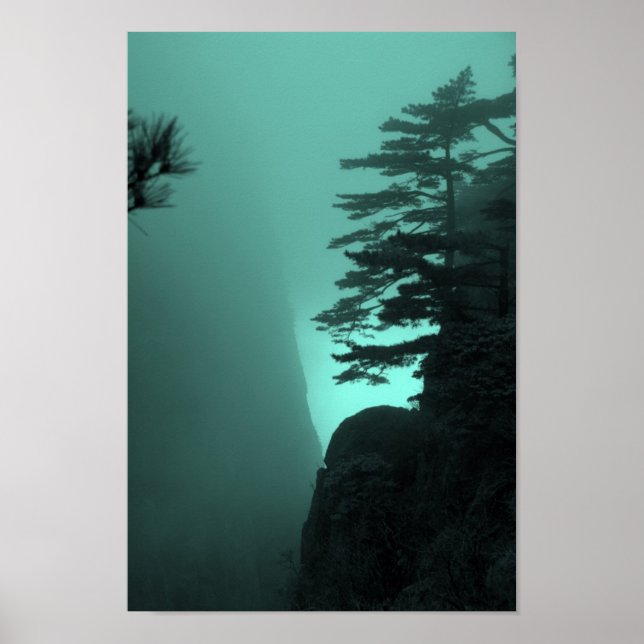 Poster Montanhas Hushan (Frente)