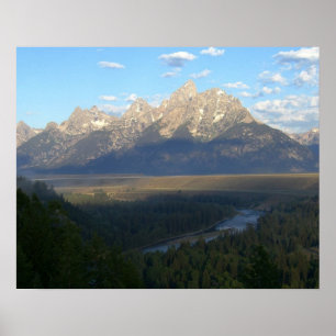 Póster Montanhas Jackson Hole (Grand Teton National Park)
