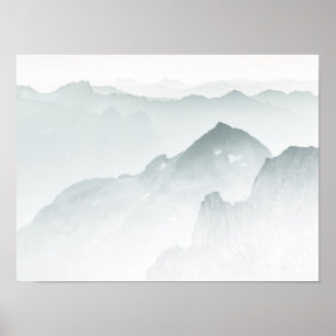 Poster Montanhas Minimalistas