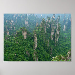 Poster Montanhas nacionais do Avatar de Zhangjiajie