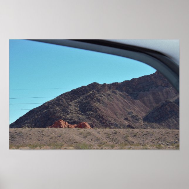 Póster Montanhas Nevada (Frente)