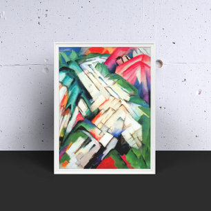 Póster Montanhas (Paisagem) por Franz Marc, Arte Antigo
