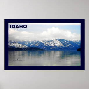 Poster Montanhas Pelo Lago