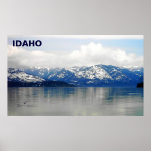 Póster Montanhas Pelo Lago