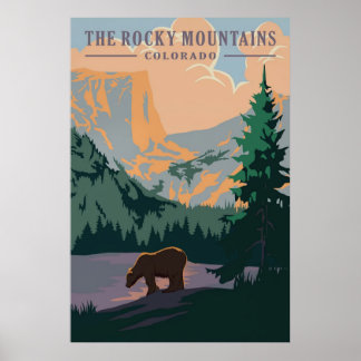 Poster Montanhas Rochosas, Colorado