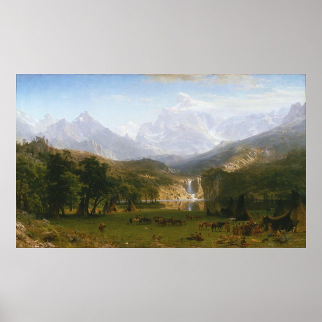 Poster Montanhas Rochosas, Pico de Lander (Frente)