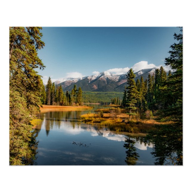 Póster Montanhas rochosas poster (Frente)