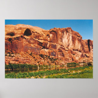 Poster Montanhas rochosas vermelhas em Utah