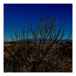 Póster Montanhas Sandia Albuquerque