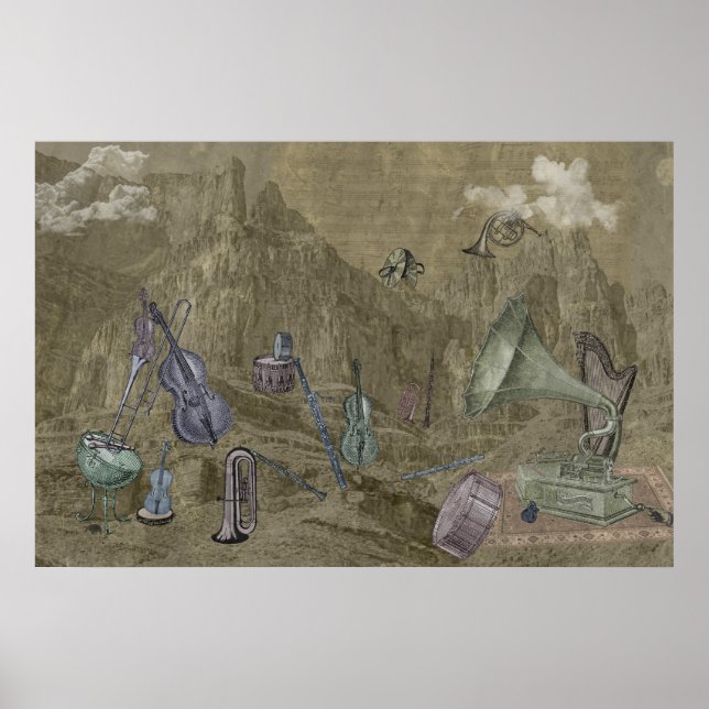 Póster Montanhas Sinfônicas (Frente)