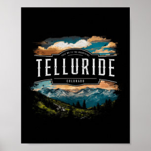 Poster Montanhas Telluride Colorado Caminhada Ao Ar Livre