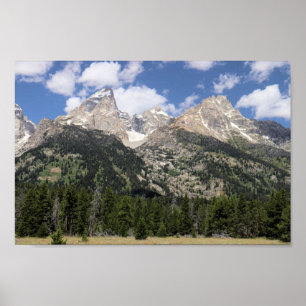 Poster Montanhas Teton no Parque Nacional Grand Teton