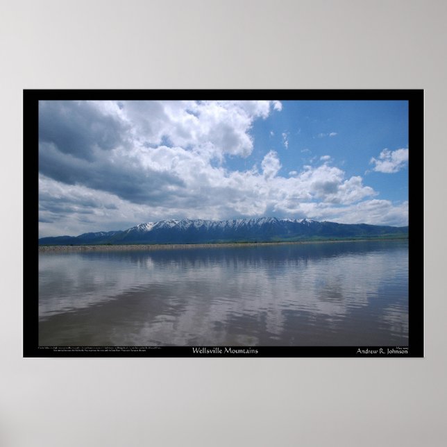 Póster Montanhas Wellsville (Frente)