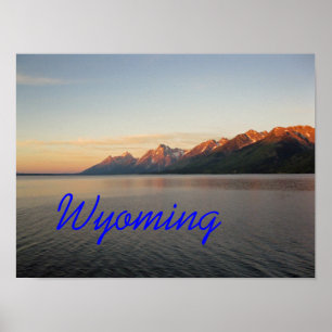 Póster Montanhas Wyoming Grand Teton