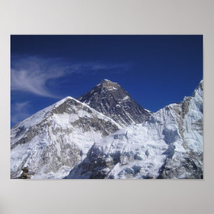 Póster Monte a foto do Everest
