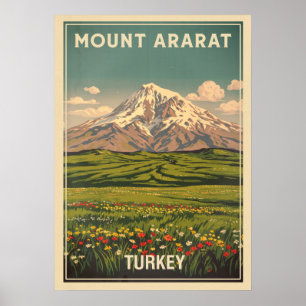 Poster Monte Ararat Turquia V03