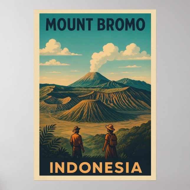 Poster Monte Bromo Indonésia V01 (Frente)