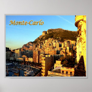 Poster Monte Carlo - Mônaco - Panorama -