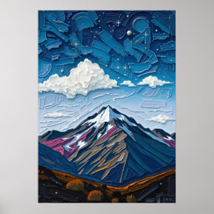 Poster Monte Cook - Majestade dos Alpes do Sul
